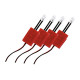 Lampa ΦΙΣ ΜΕ 4LED 12V 5mm
