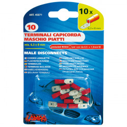 Lampa ΦΙΣΑΚΙΑ 6.3 x 0.8mm (10τμχ.)