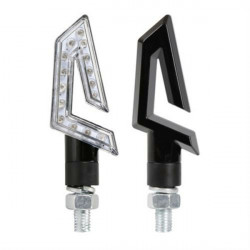 Lampa Φλάς KAP Μάυρο με LED 75x27mm