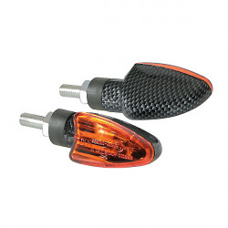 Lampa ΦΛΑΣ ΜΗΧΑΝΗΣ ARROW 12V/ 21W (68 x 27 mm) CARBON ΜΕ ΠΟΡΤΟΚΑΛΙ ΤΖΑΜΑΚΙ -2 ΤΕΜ.