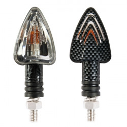 Lampa ΦΛΑΣ ΜΗΧΑΝΗΣ FOCAL 12V 21W (78x37mm) CARBON -2 ΤΕΜ.
