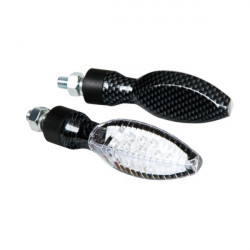 Lampa ΦΛΑΣ MOTO KINESIS CARBON 12V+LED