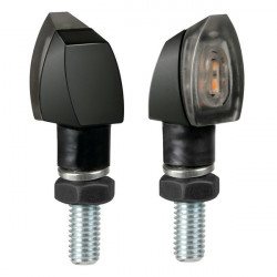 Lampa ΦΛΑΣ ΜΟΤΟ VOLT ΜΑΥΡΑ ΑΠΟ ΑΛΟΥΜΙΝΙΟ 12V SMD LED (36x18 mm) -2ΤΕΜ.