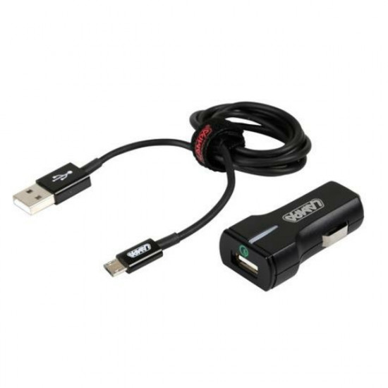 Lampa ΦΟΡΤΙΣΤΗΣ ΑΝΑΠΤΗΡΑ 12/24V ΜΕ 1 MICRO USB ΜΕ ΚΑΛΩΔΙΟ 100cm QUALCOMM