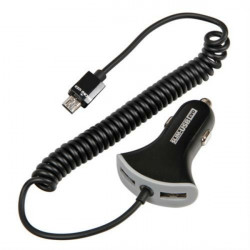 Lampa ΦΟΡΤΙΣΤΗΣ ΑΝΑΠΤΗΡΑ ΔΙΠΛΟΣ SLIM USB EVO ME ΚΑΛΩΔΙΟ 12/24V 2400mA