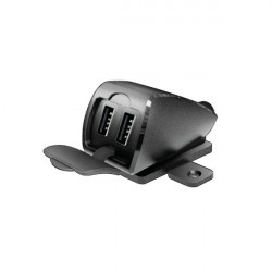 Lampa ΦΟΡΤΙΣΤΗΣ USB ΔΙΠΛΟΣ TREK 2 12/24V 5400mA ΜΕ ΒΑΣΗ ΣΤΗΡΙΞΗΣ ΒΙΔΩΤΗ - ΚΑΛΩΔΙΟ 150cm ΑΔΙΑΒΡΟΧΟΣ