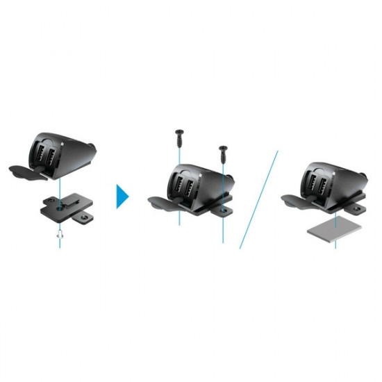 Lampa ΦΟΡΤΙΣΤΗΣ USB ΔΙΠΛΟΣ TREK 2 12/24V 5400mA ΜΕ ΒΑΣΗ ΣΤΗΡΙΞΗΣ ΒΙΔΩΤΗ - ΚΑΛΩΔΙΟ 150cm ΑΔΙΑΒΡΟΧΟΣ