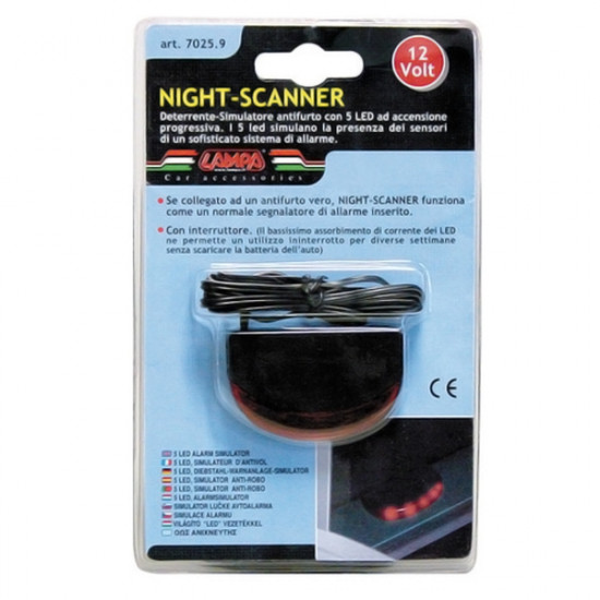 Lampa ΦΩΣ 5 LED SCANNER 12V