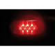 Lampa ΦΩΣ ΦΟΡΤΗΓΟΥ 10LED ΚΟΚΚΙΝΟ 24V 103mm