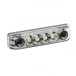 Lampa ΦΩΣ ΦΟΡΤΗΓΟΥ 16x65mm 4LED 24V ΛΕΥΚΟ