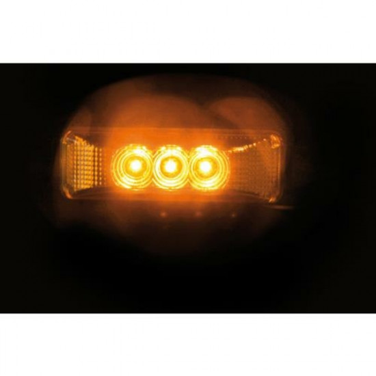 Lampa Φως Φορτηγού 24V 3LED Πορτοκαλί 103x35mm
