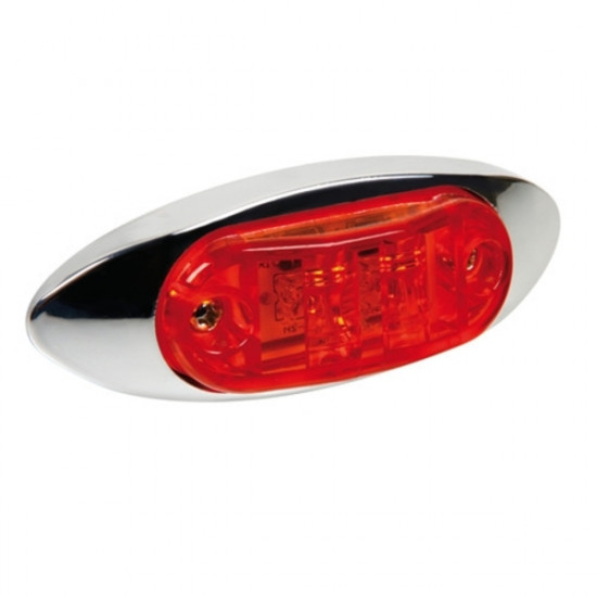 Lampa ΦΩΣ ΦΟΡΤΗΓΟΥ 2LED ΚΟΚΚΙΝΟ 24V 100mm