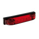 Lampa ΦΩΣ ΦΟΡΤΗΓΟΥ 6LED ΚΟΚΚΙΝΟ 24V 100mm