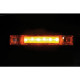 Lampa ΦΩΣ ΦΟΡΤΗΓΟΥ 6LED ΠΟΡΤΟΚΑΛΙ 24V 100mm