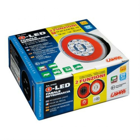 Lampa ΦΩΣ ΦΟΡΤΗΓΟΥ ΠΙΣΩ 12/24V O-LED 29LED 2ΧΡΗΣΕΩΝ ΣΤΡΟΓΓΥΛΟ 140mm 1ΤΕΜ.