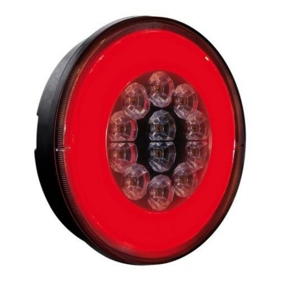 Lampa ΦΩΣ ΦΟΡΤΗΓΟΥ ΠΙΣΩ 12/24V O-LED 29LED 2ΧΡΗΣΕΩΝ ΣΤΡΟΓΓΥΛΟ 140mm 1ΤΕΜ.