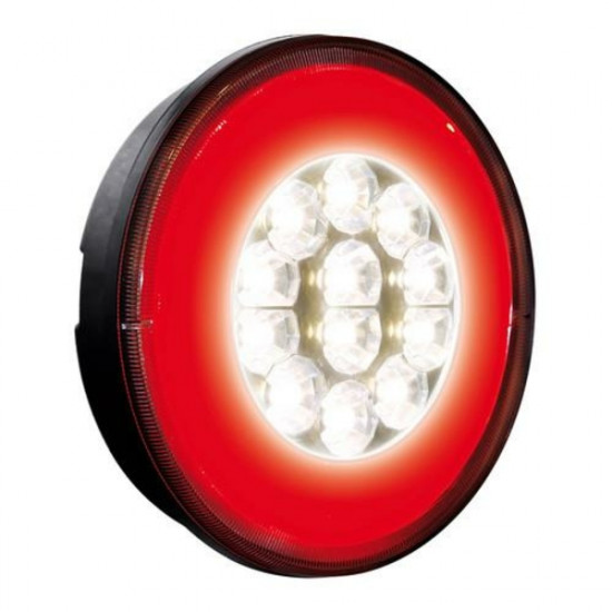 Lampa ΦΩΣ ΦΟΡΤΗΓΟΥ ΠΙΣΩ 12/24V O-LED 29LED 2ΧΡΗΣΕΩΝ ΣΤΡΟΓΓΥΛΟ 140mm 1ΤΕΜ.