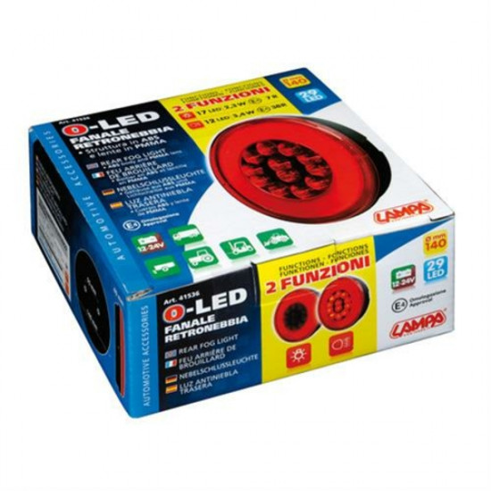 Lampa ΦΩΣ ΦΟΡΤΗΓΟΥ ΠΙΣΩ 12/24V O-LED 29LED 2ΧΡΗΣΕΩΝ ΣΤΡΟΓΓΥΛΟ 140mm 1ΤΕΜ.