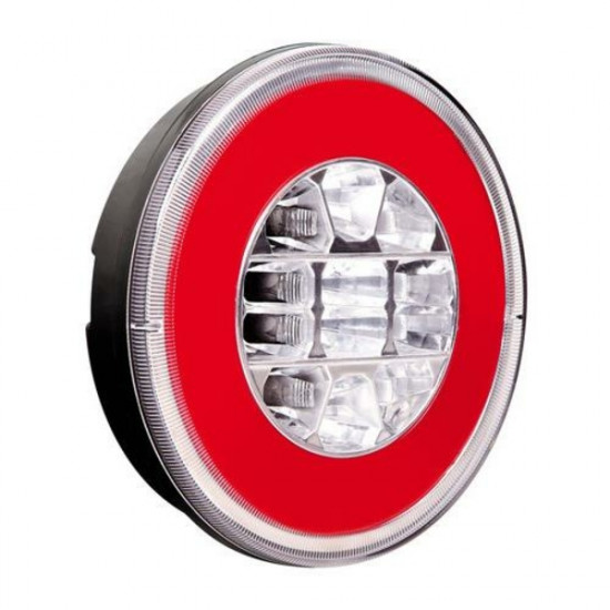 Lampa ΦΩΣ ΦΟΡΤΗΓΟΥ ΠΙΣΩ 12/24V O-LED 29LED 3 ΧΡΗΣΕΩΝ ΣΤΡΟΓΓΥΛΟ 140mm 1ΤΕΜ.