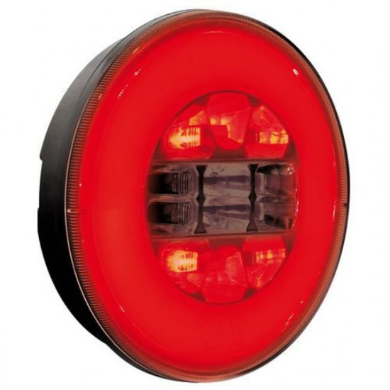 Lampa ΦΩΣ ΦΟΡΤΗΓΟΥ ΠΙΣΩ 12/24V O-LED 29LED 3 ΧΡΗΣΕΩΝ ΣΤΡΟΓΓΥΛΟ 140mm 1ΤΕΜ.