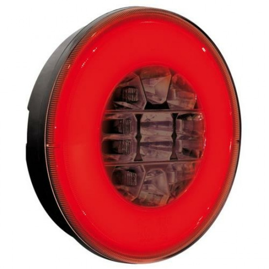 Lampa ΦΩΣ ΦΟΡΤΗΓΟΥ ΠΙΣΩ 12/24V O-LED 29LED 3 ΧΡΗΣΕΩΝ ΣΤΡΟΓΓΥΛΟ 140mm 1ΤΕΜ.
