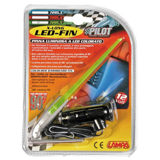 Lampa ΦΩΣ ΝΕΟΝ ΜΕ ΚΛΙΠ 12V ΠΡΑΣΙΝΟ