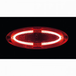 Lampa ΦΩΣ ΟΓΚΟΥ 4LED ΚΟΚΚΙΝΟ SMD 12/24V 124mm 1ΤΕΜ.