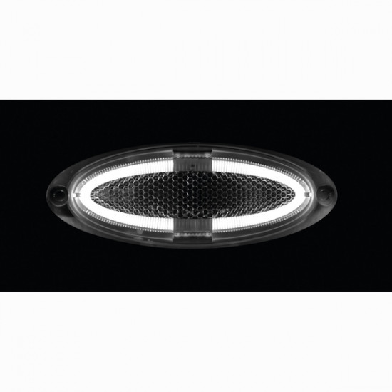 Lampa ΦΩΣ ΟΓΚΟΥ 4LED ΛΕΥΚΟ SMD 12/24V 124mm 1ΤΕΜ.