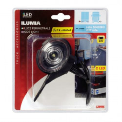 Lampa ΦΩΣ ΟΓΚΟΥ ΦΟΡΤΗΓΟΥ ILUMIA 24V 2LED ΛΕΥΚΟ/ΚΟΚΚΙΝΟ ΑΡΙΣΤΕΡΟ 1ΤΕΜ.