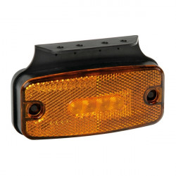 Lampa ΦΩΣ ΟΓΚΟΥ S19 4 LED ΠΟΡΤΟΚΑΛΙ 10/30V ΜΕ ΑΝΑΚΛΑΣΤΗΡΑ 114x54 mm 1ΤΕΜ.