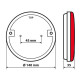 Lampa ΦΩΣ ΠΙΣΩ ΔΕΞΙ 12/24V DYNAMIC-O 140 mm ΜΕ 29 LED 3 ΧΡΗΣΕΙΣ ΘΕΣΕΩΣ/ΦΛΑΣ/STOP (ΚΟΚΚΙΝΟ/ΠΟΡΤΟΚΑΛΙ) - 1 ΤΕΜ.