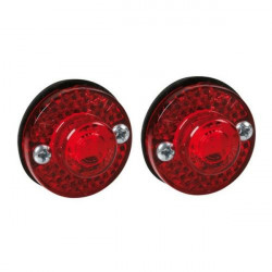 Lampa Φώτα Όγκου Φορτηγού 24V 1 Led 2τεμ Κόκκινα R-14