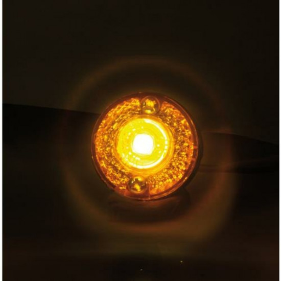 Lampa Φώτα Όγκου Φορτηγού 24V 1 Led 2τεμ Πορτοκαλί S-11
