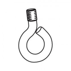 Lampa ΓΑΝΤΖΑΚΙΑ ΚΟΥΡΤΙΝΑΣ ΦΟΡΤΗΓΟΥ ΜΕΤΑΛΛΙΚΑ (ΜΑΤΙ) 25ΤΕΜ.
