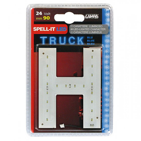 Lampa ΓΡΑΜΜΑ Η ΜΠΛΕ 24V LED