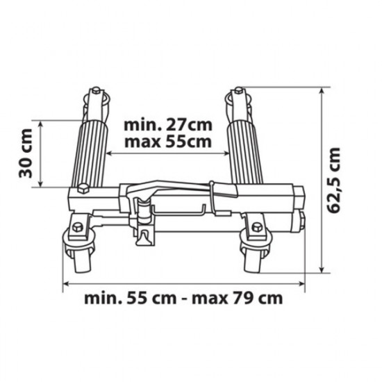 Lampa ΓΡΥΛΟΣ ΥΔΡΑΥΛΙΚΟΣ ΜΕ ΡΟΔΑΚΙΑ (680 kg) - 1 ΤΕΜ.