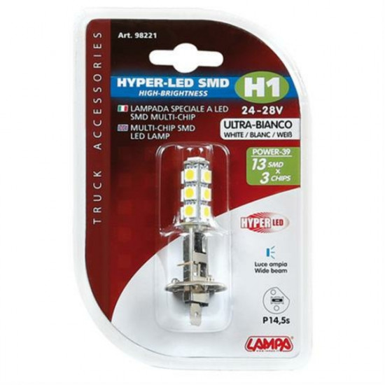 Lampa H1 24/28V P14,5s HYPER-LED39 ΛΕΥΚΟ 1ΤΕΜ.