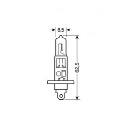 Lampa H1 ΑΛΟΓΟΝΟΥ 12V/55W 62.5mm P14,5s ΛΑΜΠΑ