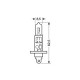 Lampa H1 ΑΛΟΓΟΝΟΥ 12V/55W 62.5mm P14,5s ΛΑΜΠΑ