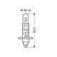 Lampa H1 XENON-BLUE 12V/55W 62.5mm 4.150Κ