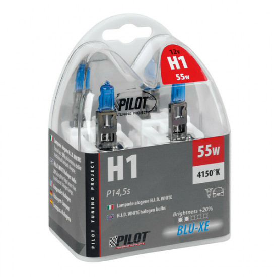 Lampa H1 XENON-BLUE 12V/55W 62.5mm 4.150Κ