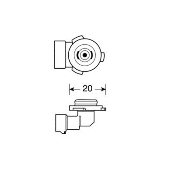 Lampa H10 12V/42W/PY20d ΑΛΟΓΟΝΟΥ