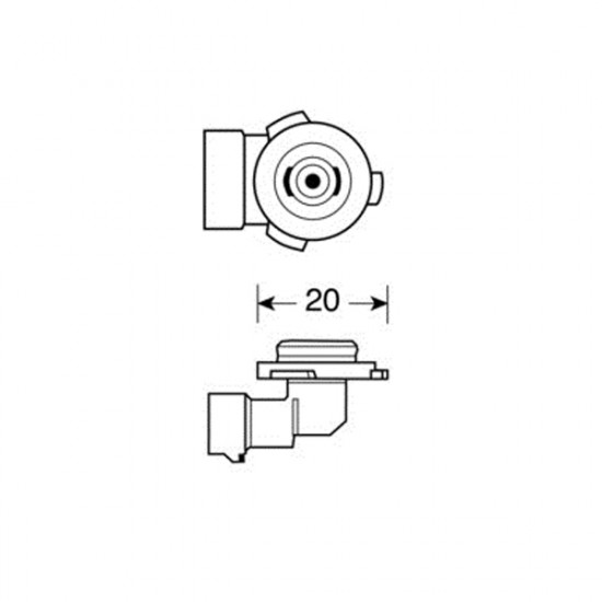 Lampa H10 ΑΛΟΓΟΝΟΥ 12V/42W/PY20d