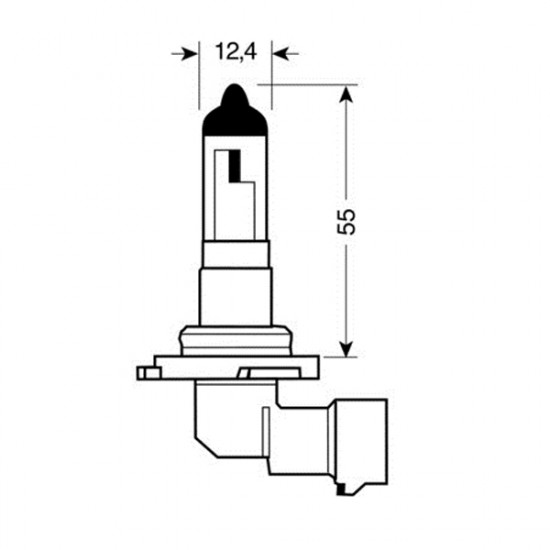 Lampa H10 BLUE-XENON 12V/42W 4.500Κ