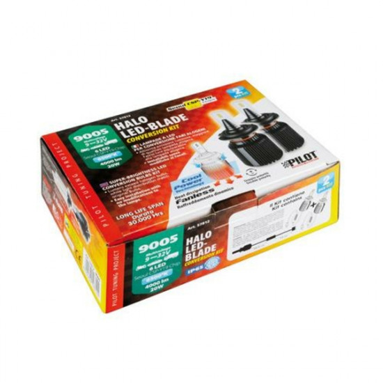 Lampa H10/HB3 9005 9>32V P20d 6LED 6.500K 4.000lm 20W CAN-BUS SEOUL CSP-Y19chips HALO LED BLADE 2ΤΕΜ. Lampa H10/HB3 9005 9>32V P20d 6LED 6.500K 4.000lm 20W CAN-BUS SEOUL CSP-Y19chips HALO LED BLADE 2ΤΕΜ.