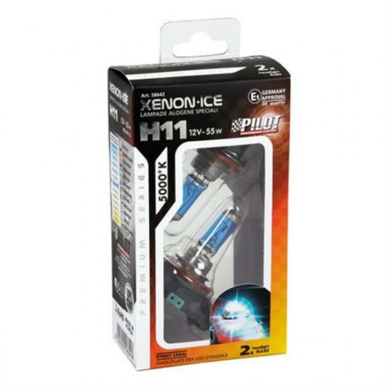 Lampa H11 12V 55W PGJ19-2 XENON ICE 5.000K 2ΤΕΜ.