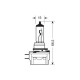 Lampa H11B Λάμπα Αλογόνου 12V - 55W - PGJY19-2 - 1 τεμ Κουτί