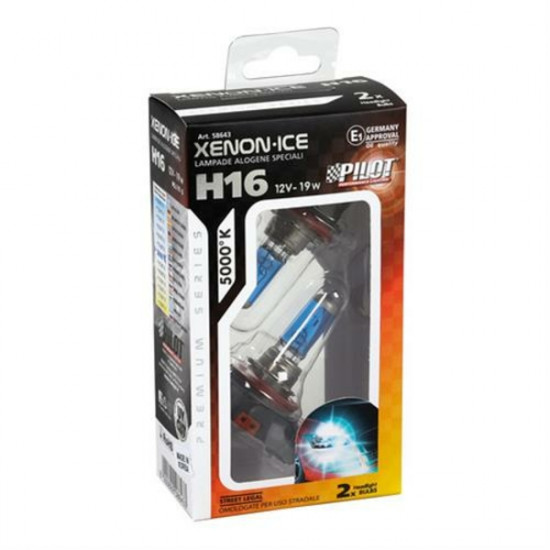 Lampa H16 12V 19W PGJ19-3 XENON ICE 5.000K 2ΤΕΜ.