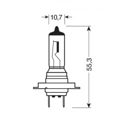 Lampa H18 12V 65W PY26d-1 1700 lm STANDARD LINE ΑΛΟΓΟΝΟΥ (BLISTER) - 1 ΤΕΜ.