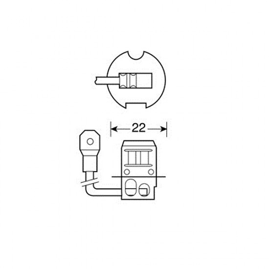 Lampa H3 ΑΛΟΓΟΝΟΥ 12V/55W PK22s